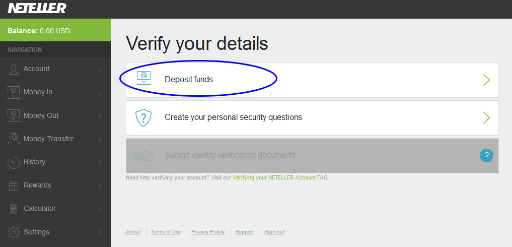 how to deposit money to neteller for verification of web card - sinhala tutorial