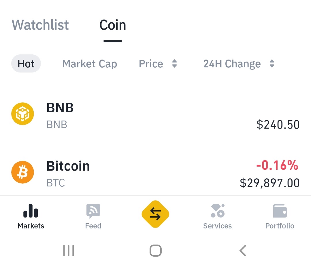 Binance Cryptocurrency Quick Buy Sell Convert Deposit Button on Mobile App - how to buy bnb busd in Sri Lanka